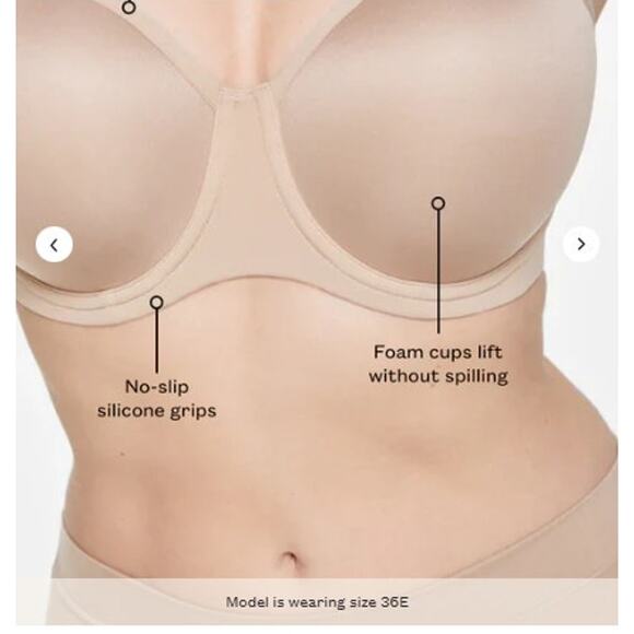 New NWT thirdlove 24/7 classic strapless bra 36F 36DDD - Picture 4 of 11